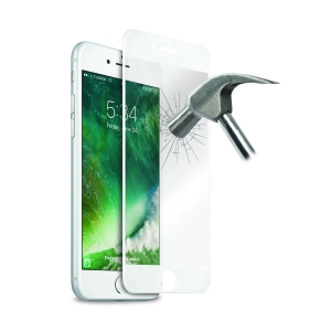 PURO FULL EDGE TEMPERED GLASS: iPhone 7: бял