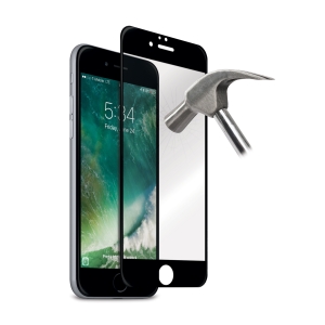 PURO FULL EDGE TEMPERED GLASS: iPhone 7+: черен