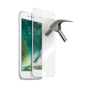 PURO FULL EDGE TEMPERED GLASS: iPhone 7+: бял