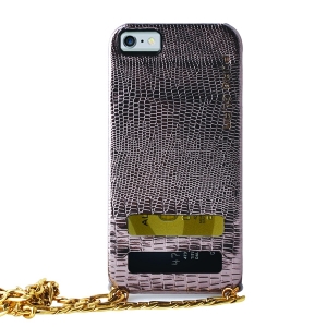 PURO GLAM CHAIN COVER за IPHONE 6/6S:бронзова